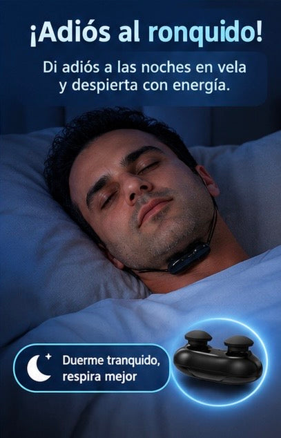 Antironquidos portátil con masaje suave